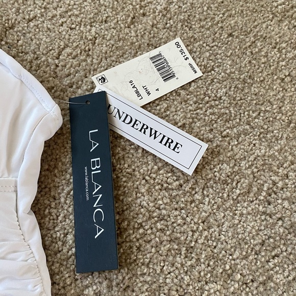 La Blanca White Island goodness swim one piece NWT - Picture 2 of 7